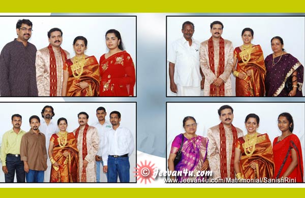 Sanish Rini Marriage Photos Kerala 